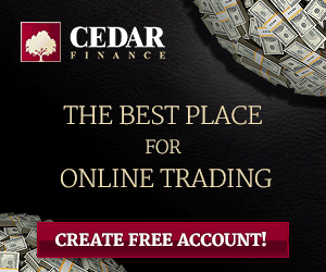 Cedar Finace website banner