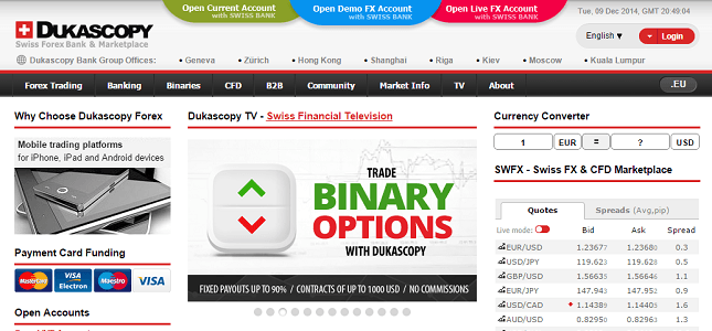 Dukascopy review