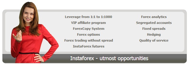 InstaForex - Online forex trading advantages